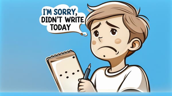 Day 14 - I Missed Today, Ugh